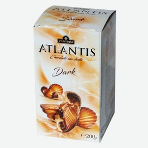 Конфеты VITAMINKA Atlantis Dark ракушки с ореховым кремом, 200 г