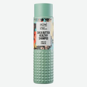 MONE PROFESSIONAL Шампунь для волос укрепляющий с маслом Ши Green Bubbbles