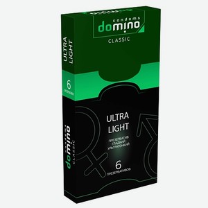 DOMINO CONDOMS Презервативы DOMINO CLASSIC Ultra Light 6