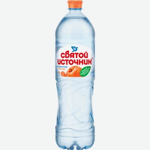 Вода Святой источник питьевая персик негазированная 1.5л