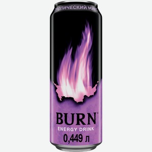 Напиток Burn энергетический Тропический микс 449мл