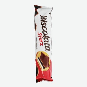 Печенье Biscolata Starz Milky c молочным шоколадом и молочным кремом 88л