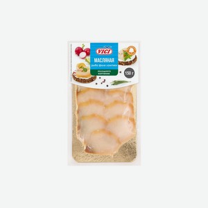 Масляная рыба филе-ломтики Vici холодного копчения 150 г