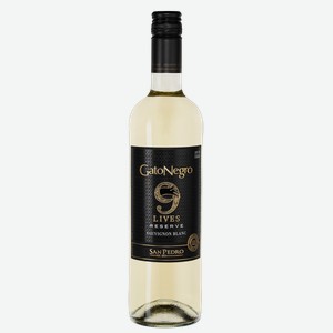 Вино Gato Negro 9 Lives Reserve Sauvignon Blanc 0.75 л.