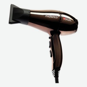 Фен для волос Magnifico 03-007 2000W (2 насадки, коричневый)
