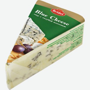 Сыр Bridel Blue Cheese с голубой плесенью 51% 100г