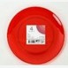 Пластиковые тарелки 19х19см красные 4 шт Smart