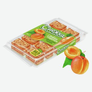 Печенье сдобные палочки СНЕЖКА с абрикосовым джемом, 0.308кг
