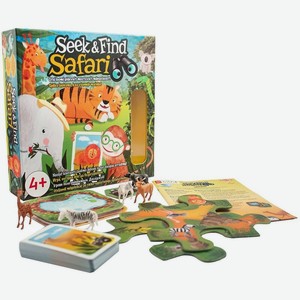 Нстольная игра /Seek & Find Safari /Сик и Файнд Сафари/Tactic Games арт.58007