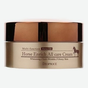 Крем для лица питательный с лошадиным жиром Horse Enrich All Care Cream 100г