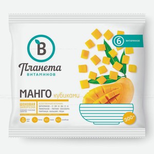 Манго кубиками Планета Витаминов 300г