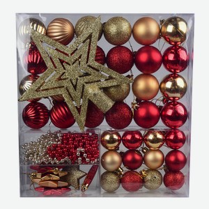 Елочные украшения Santa s World в наборе: 45 шт красный+золото арт. 2045N1-5759A1