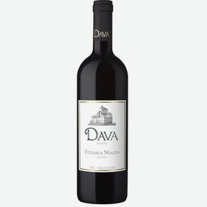 Вино  Дава Фетяска Нягра  крас/сух 13,5% 0,75л, Румыния