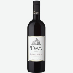 Вино  Дава Фетяска Нягра  крас/п/сл 13% 0,75л, Румыния