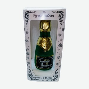 Ёлочное украшение  Шампанское , в подарочной упаковке h-12см