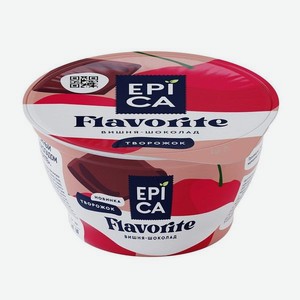 Десерт EPICA Творожный Flavorite Вишня/Шоколад 8.1% 130г