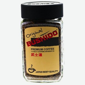 Кофе раств BUSHIDO Original сублимированный 100г c/б