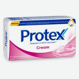 Мыло туалетное Protex Cream антибактериальное, 90 г