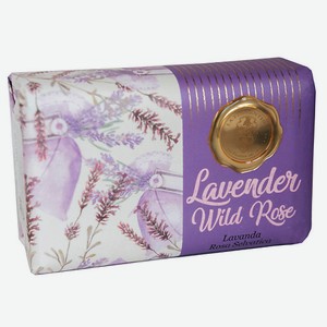 LA FLORENTINA GOLD SEAL Мыло Lavender & Wild Rose. Лаванда и Дикая роза 275