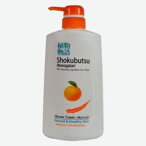 SHOKUBUTSU Крем-гель для душа  Апельсиновое масло Orange Peel Oil  500