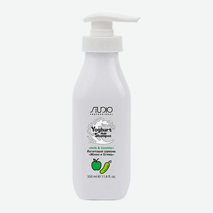 KAPOUS Йогуртовый шампунь для волос «Яблоко и Огурец» Studio Professional 350