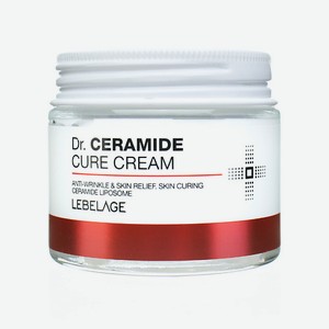 LEBELAGE Крем для лица с Керамидами Улучшающий рельеф кожи Dr. Ceramide Cure Cream 70