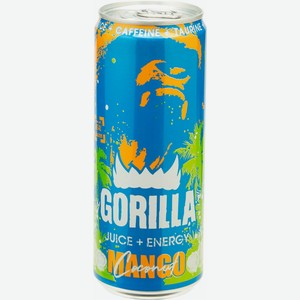 Напиток Gorilla Mango Coconut Энергетический безалкогольный, 330 г