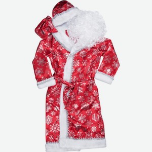 Карнавальный костюм Дед Мороз Батик, цвет: красный, размер 134-68