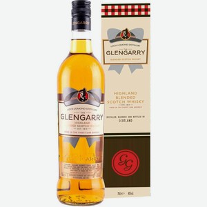 Виски Glengarry в подарочной упаковке 40 % алк., Шотландия, 0,7 л