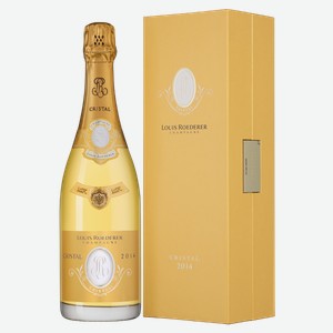 Шампанское Louis Roederer Cristal Brut в подарочной упаковке 0.75 л.