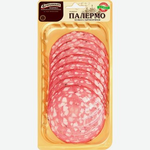 Колбаса сырокопченая Егорьевская колбасно-гастрономическая фабрика Палермо полусухая нарезка 100 г
