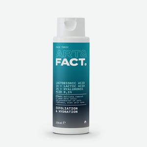 ART&FACT Отшелушивающий тоник для лица с лактобионовой, молочной и гиалуроновой кислотой 150
