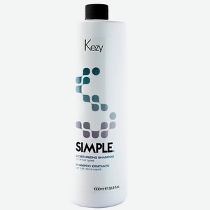 KEZY Шампунь увлажняющий для всех типов волос с пантенолом, бетаином SIMPLE 1000