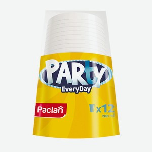 PACLAN Стакан пластиковый Party Every Day