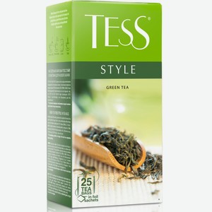 Чай зеленый Tess Style в пакетиках, 25 шт.