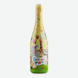 Напиток газированный Весёлые Друзья дюшес, 0.75 л, стеклянная бутылка 