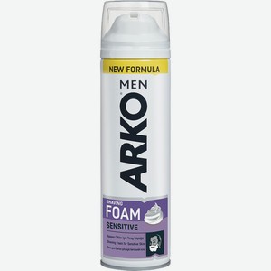 Пена для бритья Arko Men Sensitive для чувствительной кожи, 200 мл