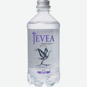 Вода артезианская Jevea кристальная premium газированная, 0,5 л