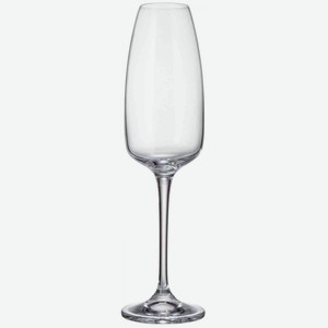 Набор фужеров для шампанского стеклянных Crystalite Bohemia Anser 290 мл, 2 шт.