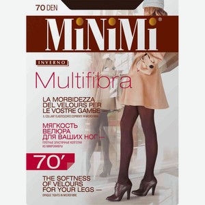 Колготки женские MiNiMi Inverno Multifibra с эффектом велюра цвет: moka/мокко 70 den, 70 den, 2 р-р