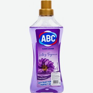 Моющее средство для мытья пола и поверхностей универсальное ABC Сиреневые цветы, 900 мл