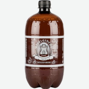 Пиво Kloster-Brau Premium пшеничное светлое нефильтрованное 4 % алк., Россия, 1 л