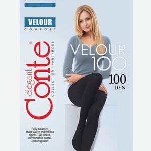 Колготки женские CE VELOUR 100 Conte Elegant р.4 цв.nero арт.18с-69сп