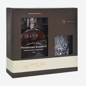 Виски Woodford Reserve в подарочной упаковке 0.7 л.