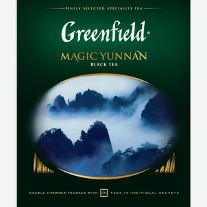Чай черный Greenfield Magic Yunnan 100пак
