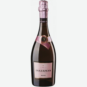 Игристое вино ИНКЕРМАН розовое п/сл 13.5% ст/б 0.75л