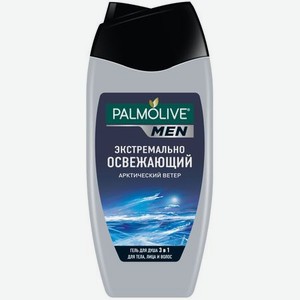 Гель для душа мужской Palmolive MEN Арктический ветер 3 в 1 для тела, волос и лица, 250 мл