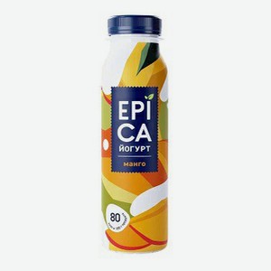 Йогурт питьевой Epica манго 2,5% 260 г