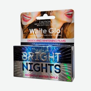 WHITE GLO Полоски отбеливающие Bright Nights №6