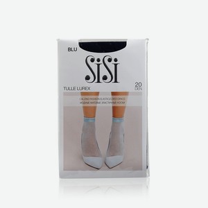 Женские капроновые носки Sisi Tulle Lurex 20den Blu Chiaro